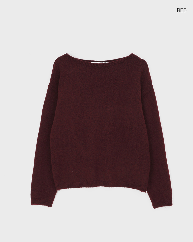 [MADE] Yardry Loose Fit Boat Neck Knit