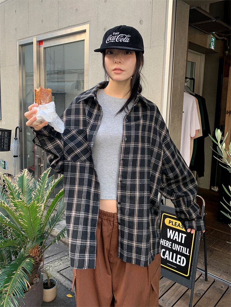 SLOW TWO-WAY CHECK SHIRT (2C)