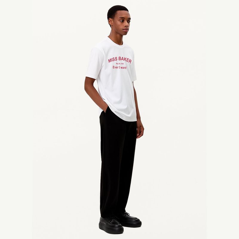 アーチロゴチェーンニードルTシャツ ホワイト(MAN)
