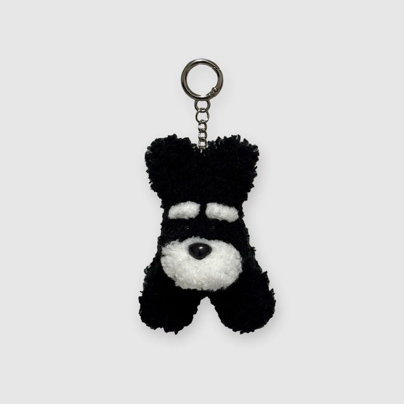 Papimyong（パピミョン）の「[made] シュナウザーキーホルダー-black（トイ/キーホルダー）」
