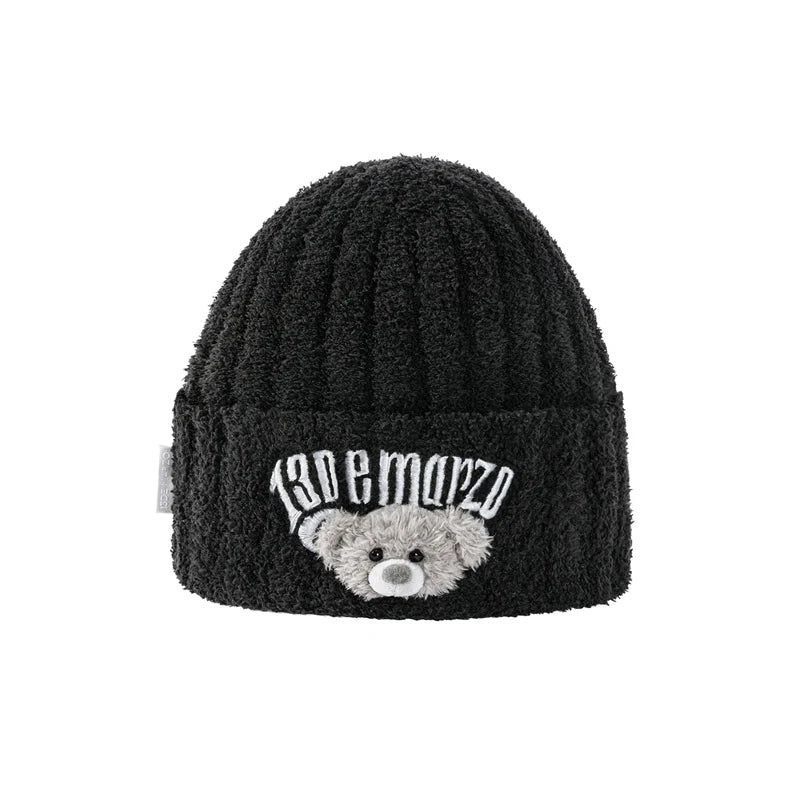 13DE MARZO Embroidered Plush Beanie