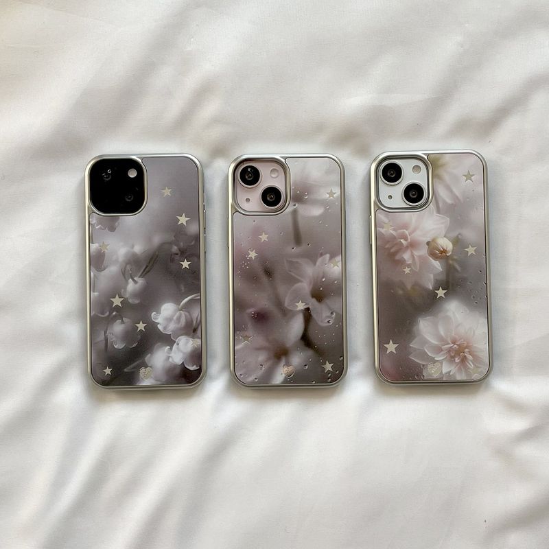 [MADE][Mirror Silver Bumper Case] Starlit Flower • Dahlia