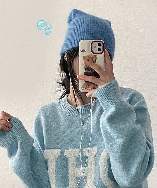 Marton Angora Beanie