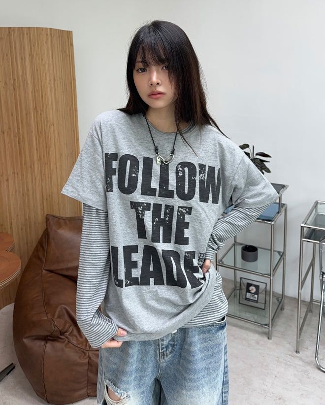 Aaron Loose Fit Striped Long Sleeve
