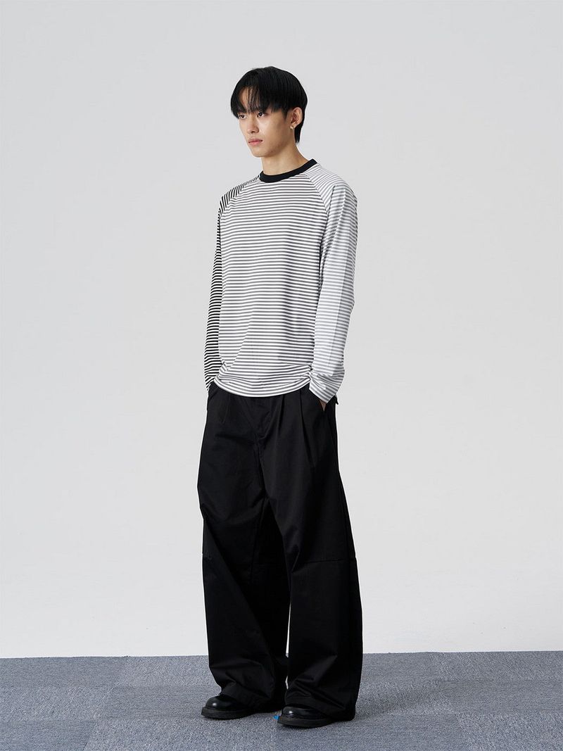 FMACM Double-Pleated Casual Trousers