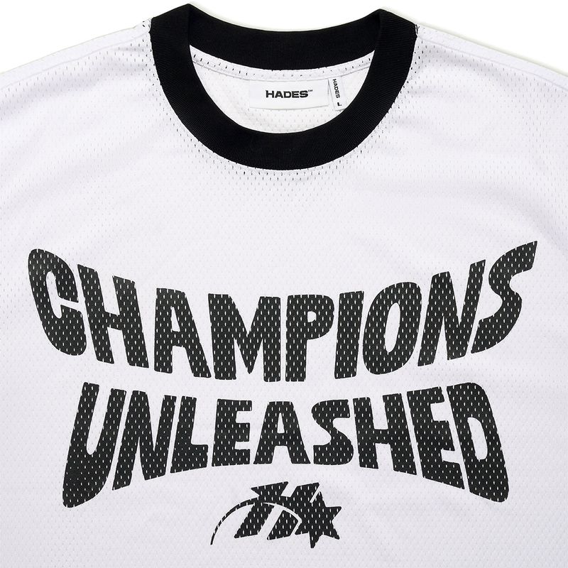 HADES WHITE MESH TEE
