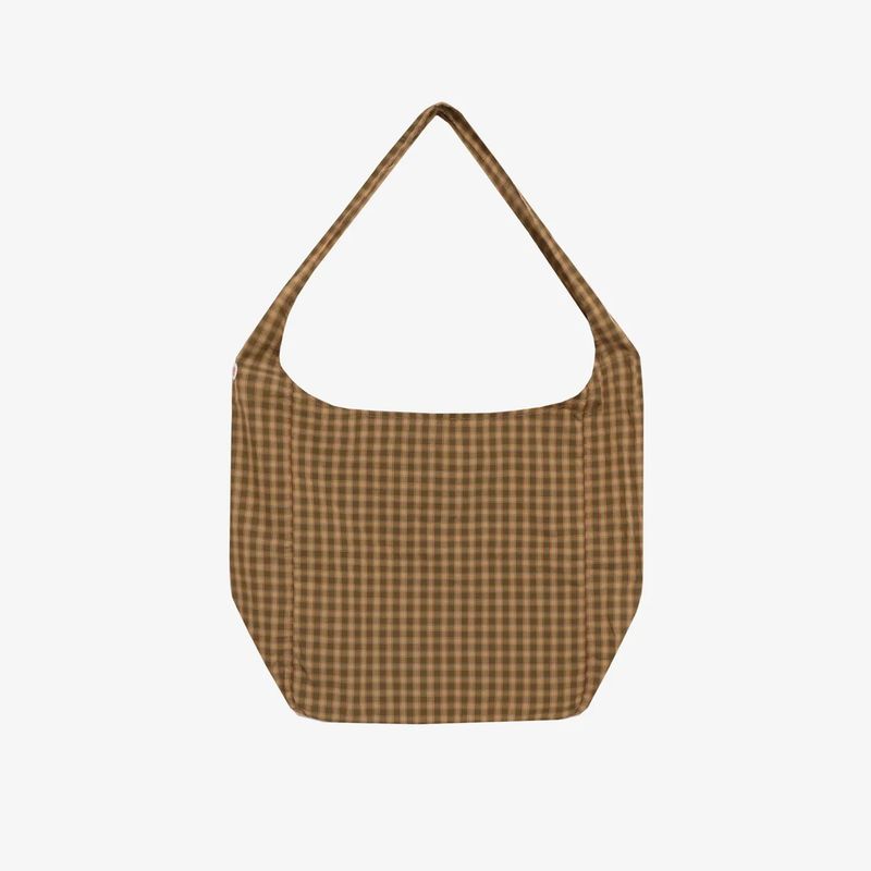 PARAGRAPH PLAID HOBO BAG