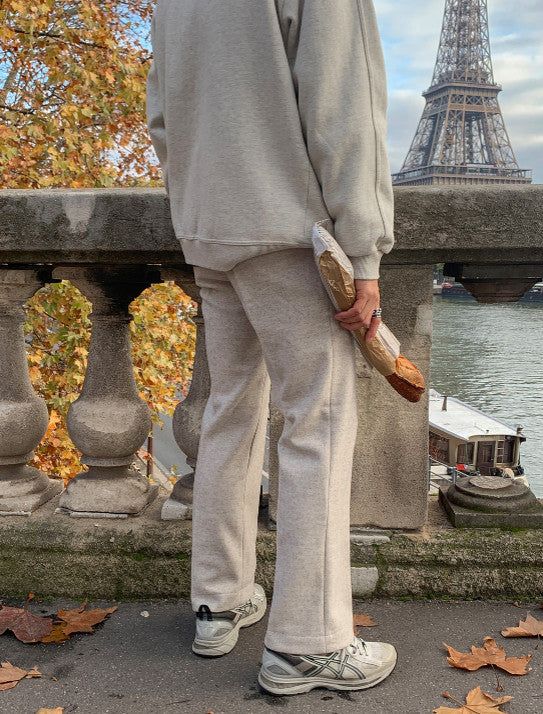 ASCLO Wool Long Wide Slacks (3color)