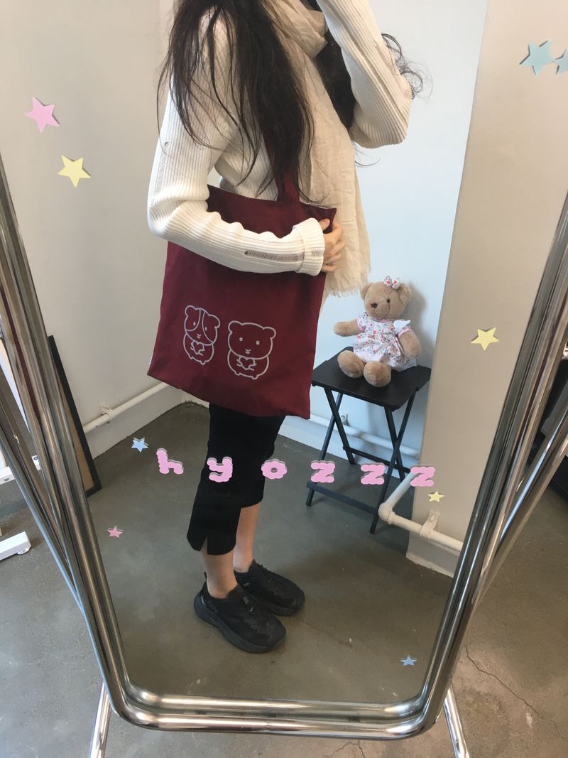 ギネアリバーシブルショルダーバッグ