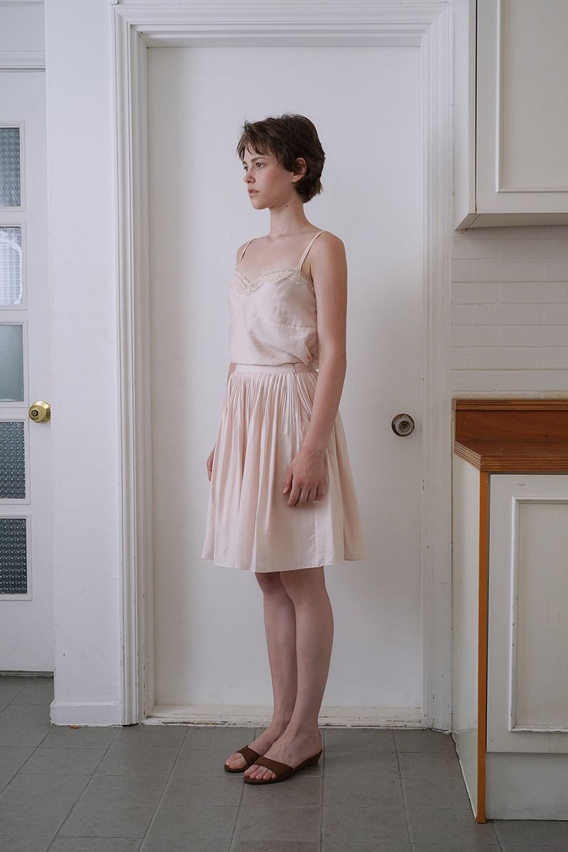 Sleek tensel skirt_pink