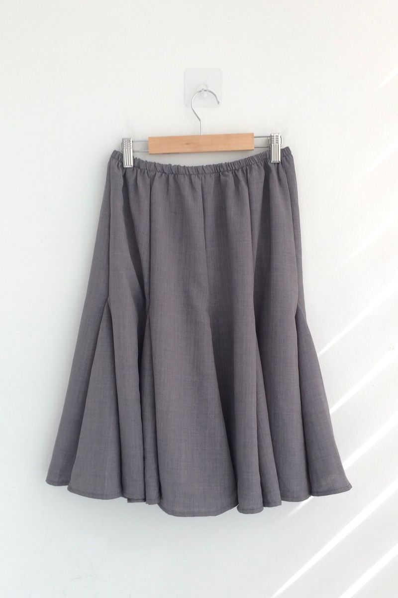 soft garden flare skirt
