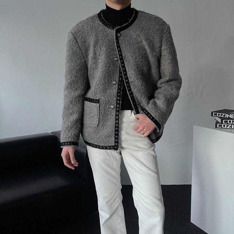 ECT Buccle Tweed Liner Jacket (2 colors)