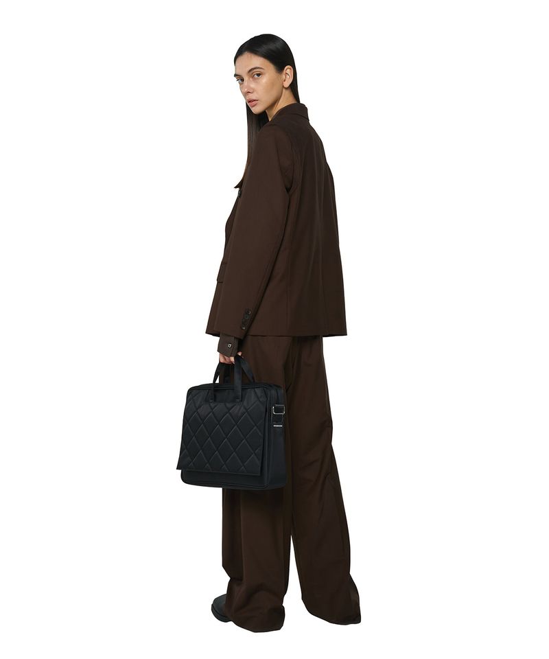 Nylon Quilted Briefcase