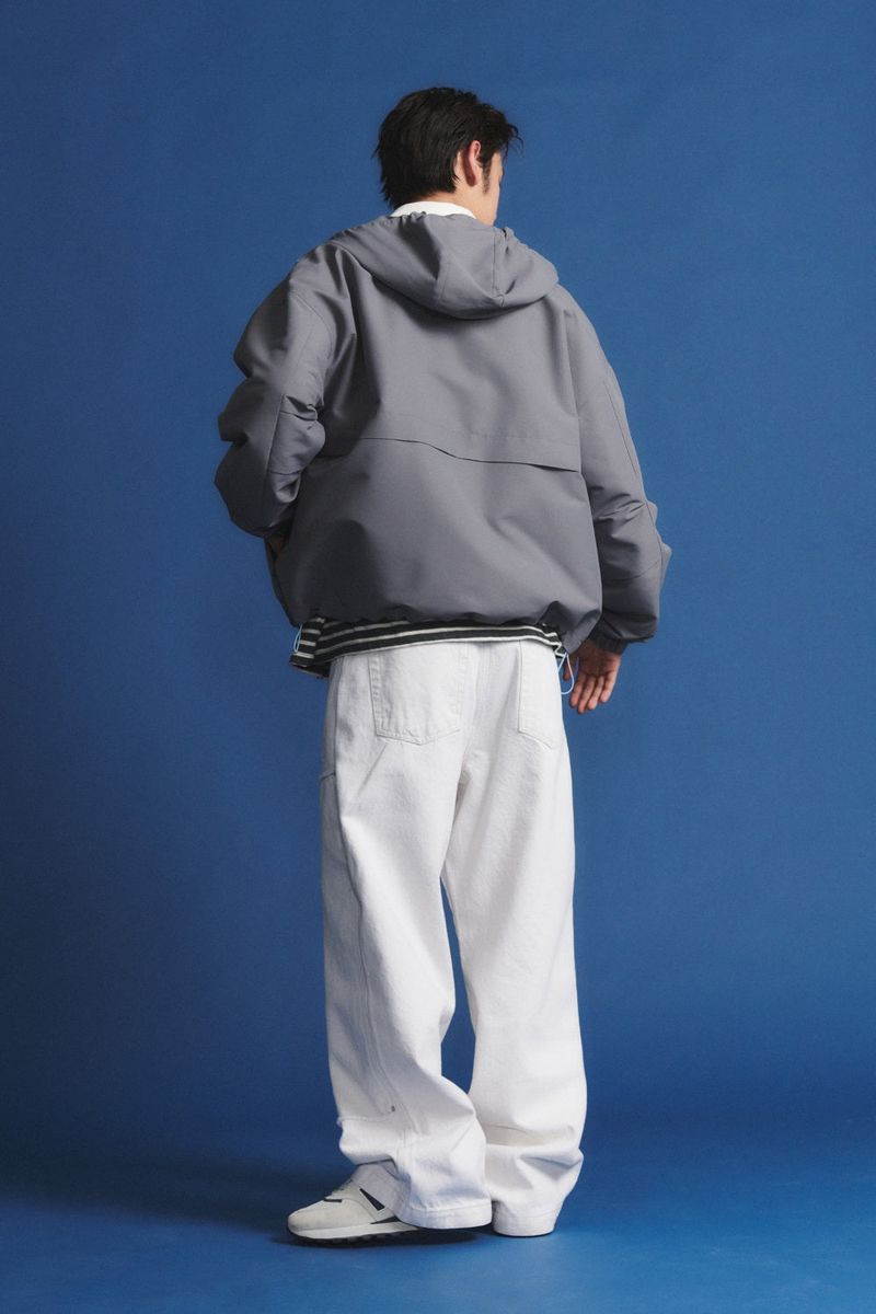 HOOD ZIP UP JACKET (grey)