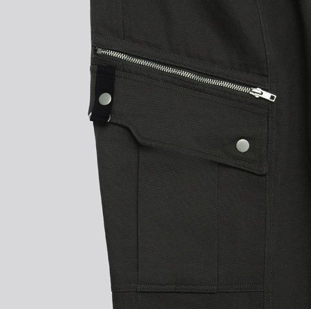 Jade Zipper Pocket Cargo Pants