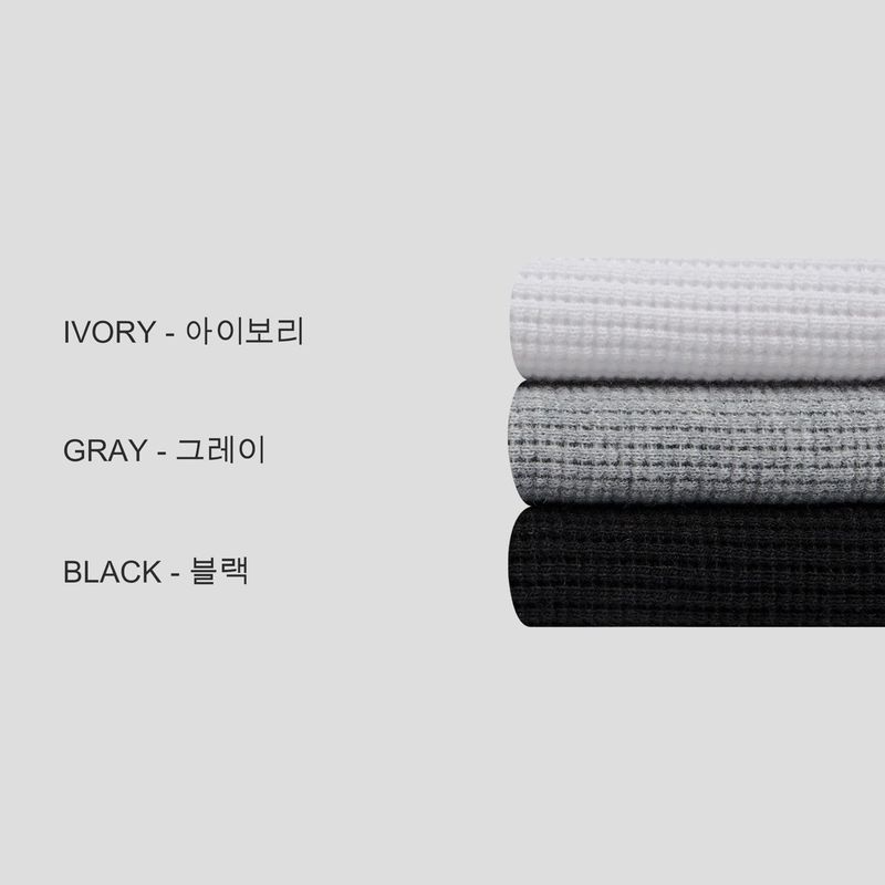 Pis Henley Neck Top (3color)