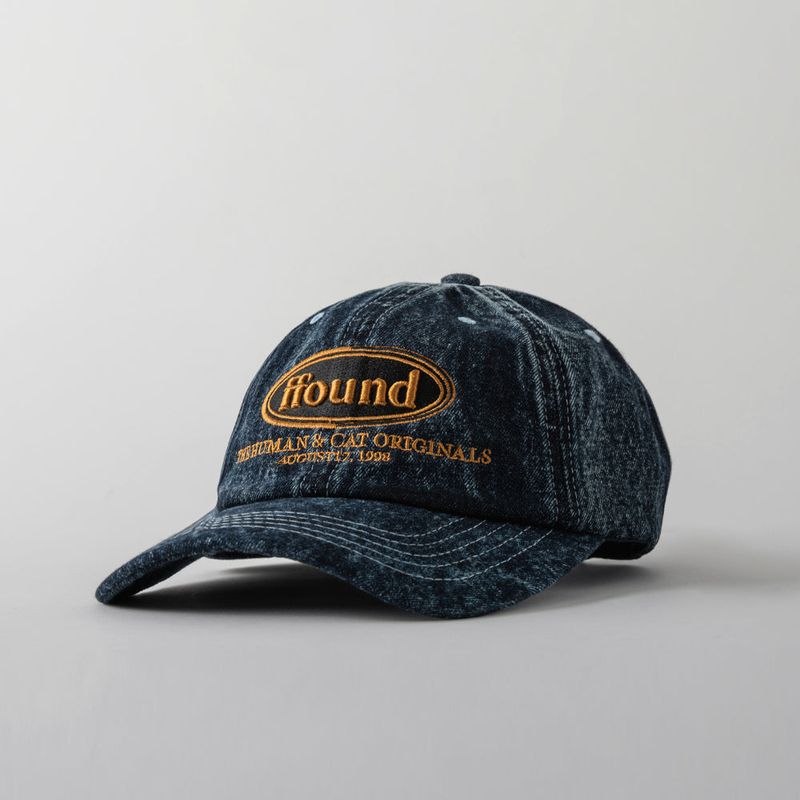 Human & Cat(ヒューマン&キャット)の「FFOUND WASHED VINTAGE DENIM BALL CAP / INDIGO BLUE(Hats)」