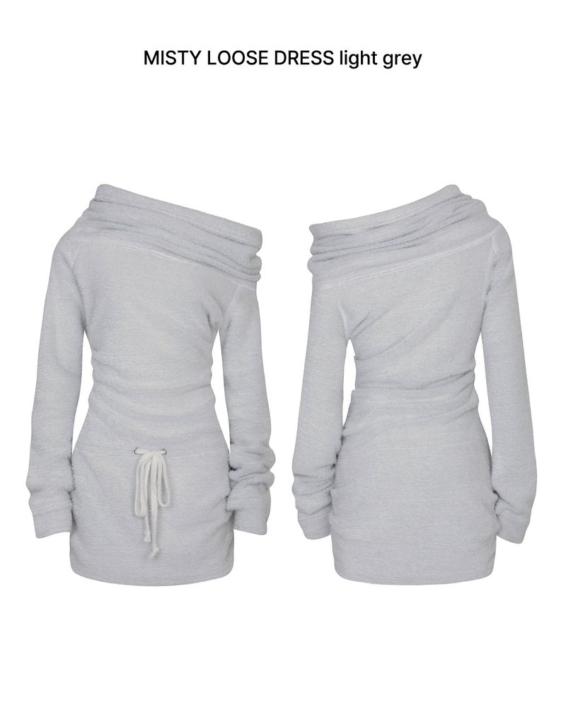MISTY LOOSE DRESS light grey