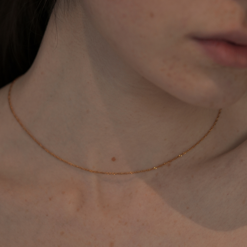 Chérie（シェリー）の「Spiral chain necklace（Accessories）」