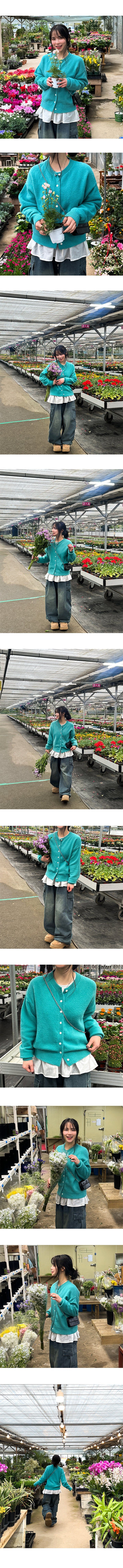 Roche snap knit cardigan