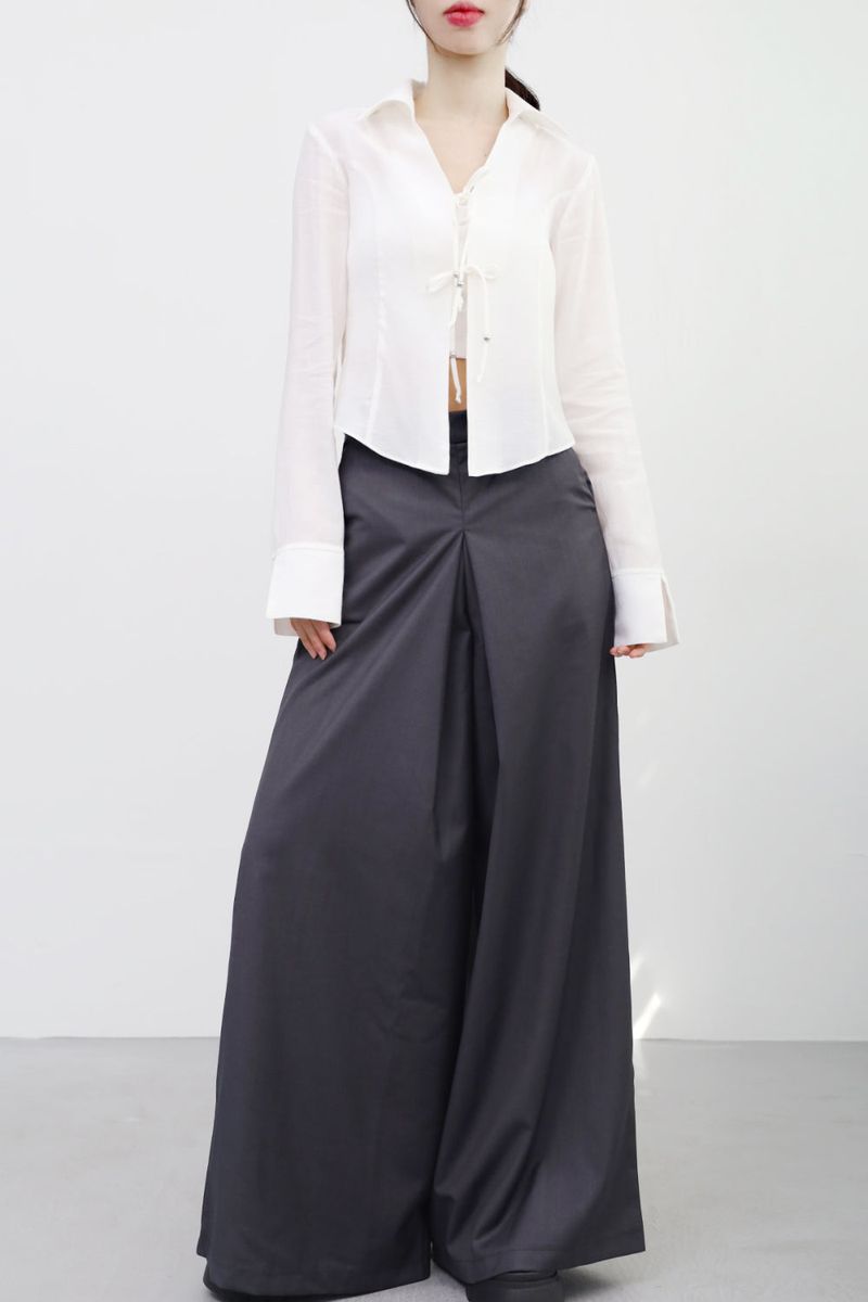 NONCODE（ノンコード）の「Sena pin tuck wide pants（Pants）」