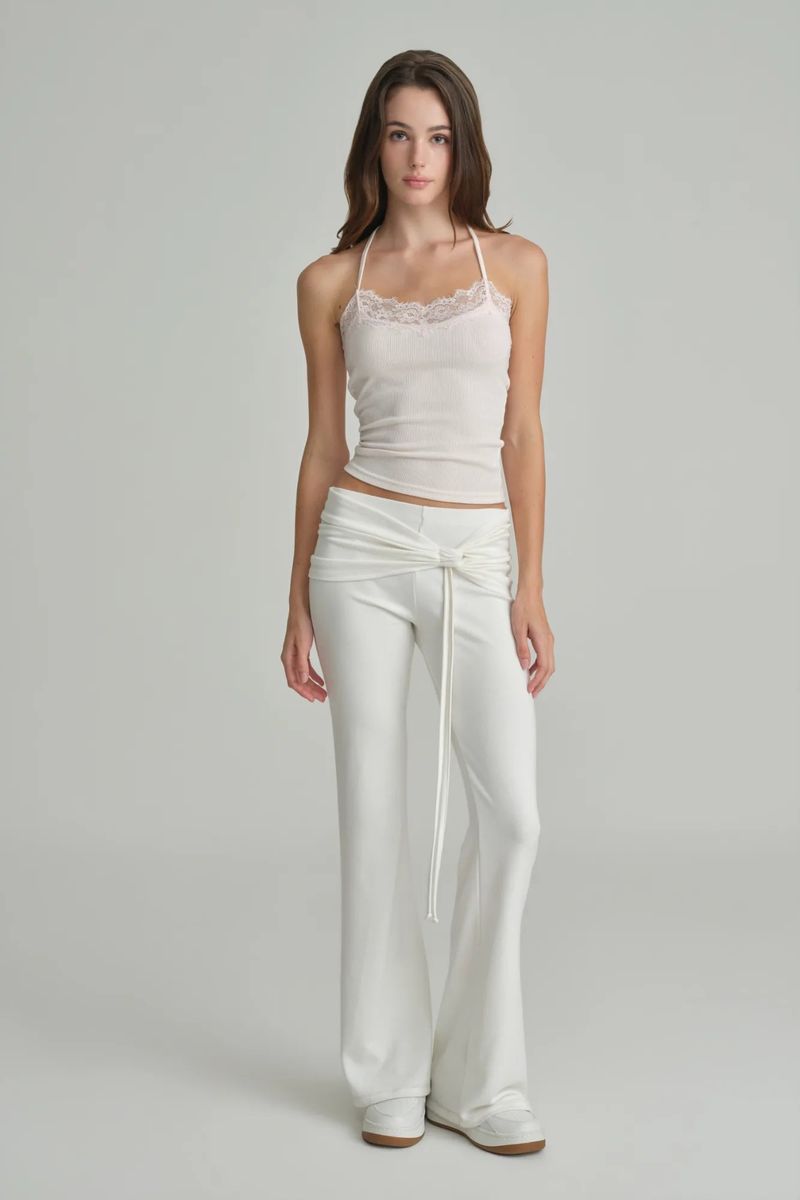Cream donuts halter tank top, Pink