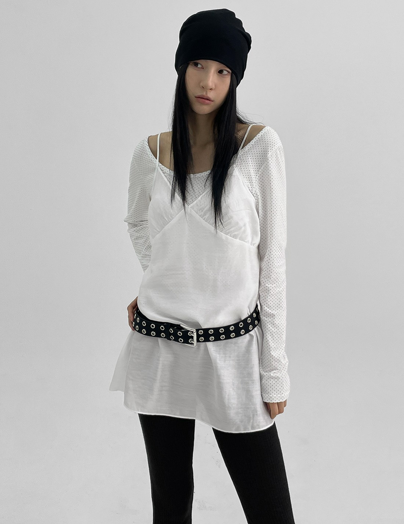 BLACKUP（ブラックアップ）の「[MADE] Tiyan See-Through Layered Onepiece（Dresses）」