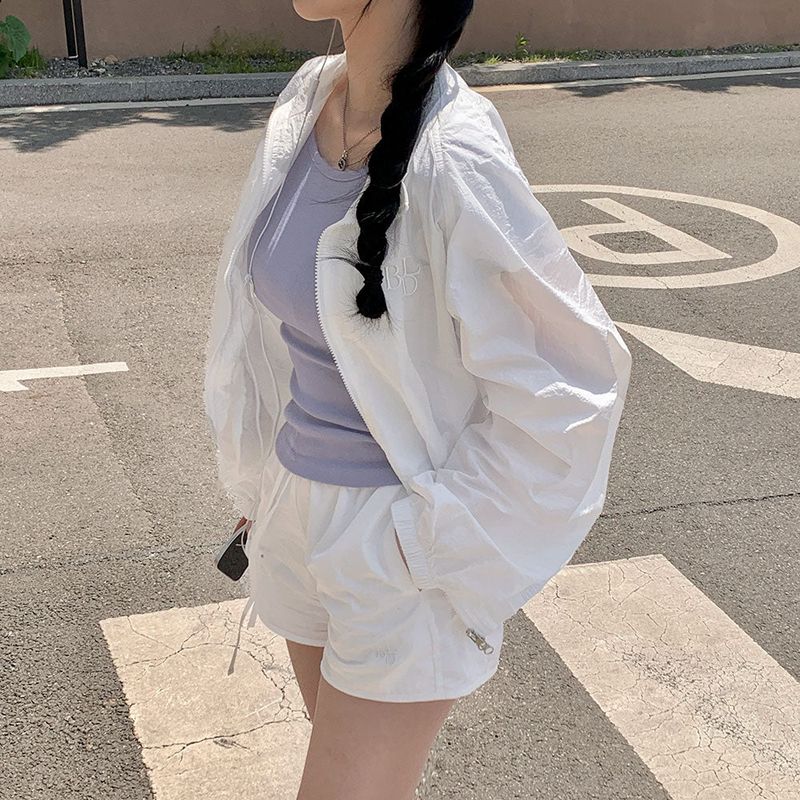 [Bellide made] Two-Way Anorak Windbreaker