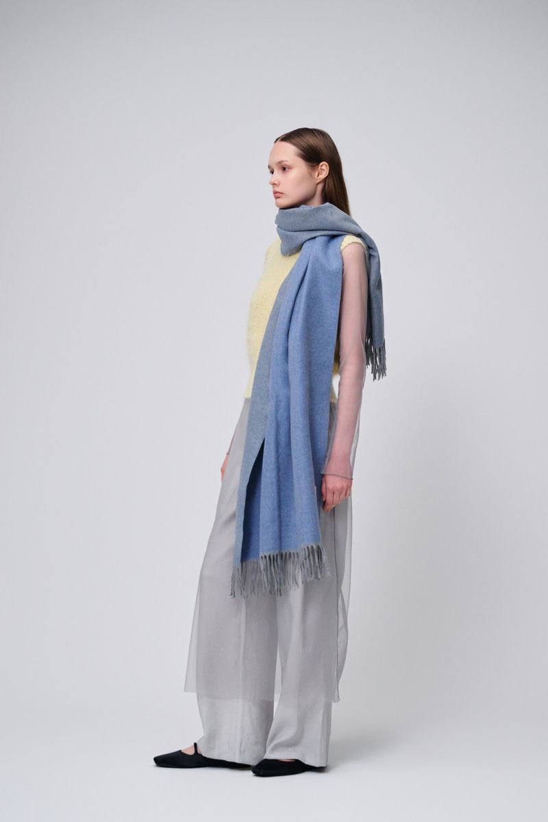 DALE muffler_dusty blue