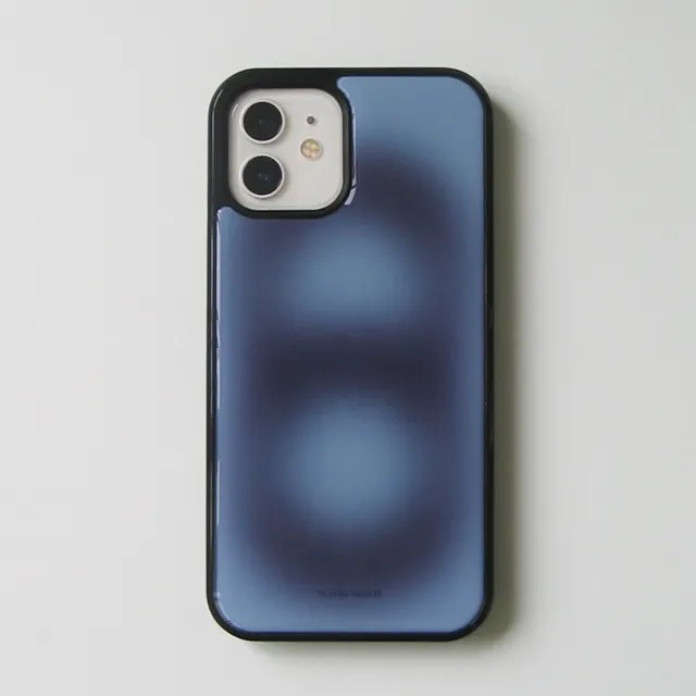 Fog Indigo Blue Gradient Epoxy Bumper Case