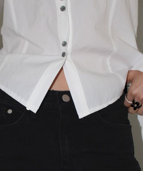 BUSTIER LAYERED SHIRT