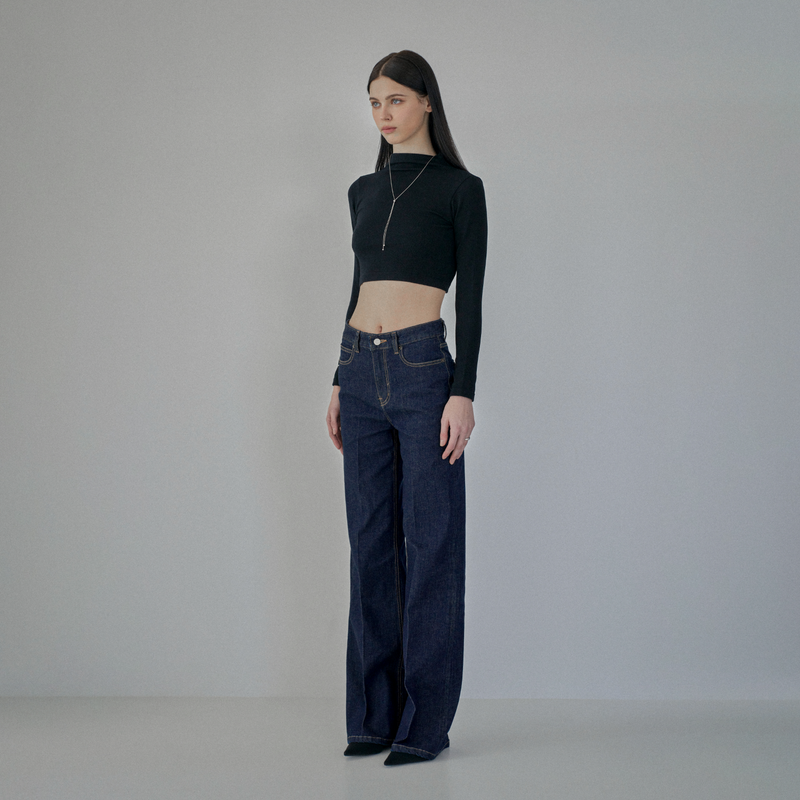 Classic Flare Denim Blue Indigo - YF391