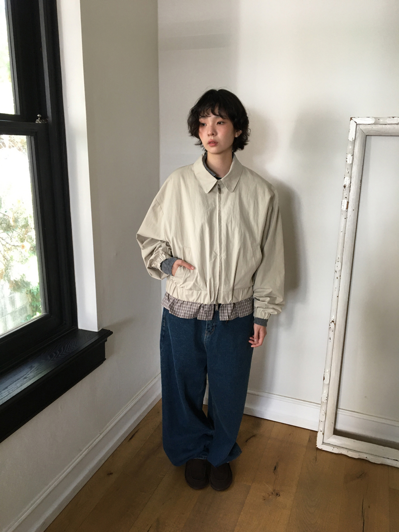 DUGGY（ダギー）の「Petit check frill blouson (2color)（Jackets/Outerwear）」