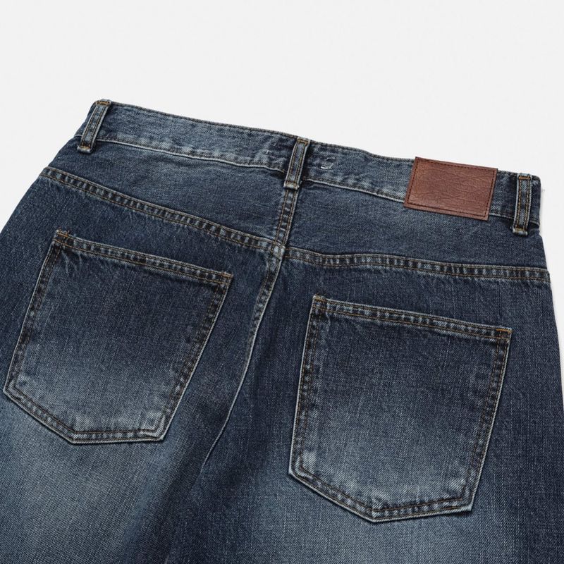 LMN flatt brush wide denim pants (3 colors)