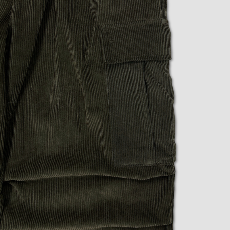 LOG CORDUROY CARGO PANTS