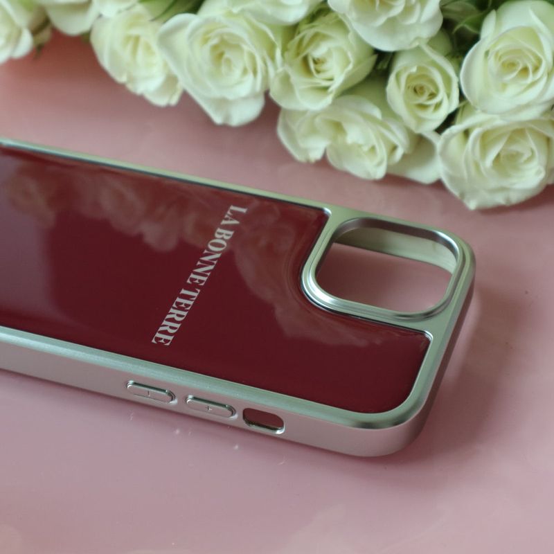 [MADE] LA BONNE TERRE SILVER EPOXY PHONE CASE