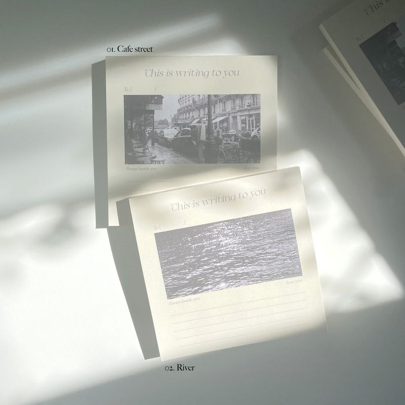 Postcard memopad
