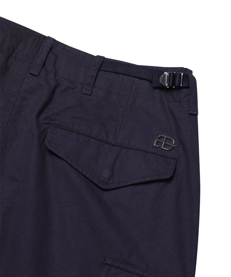 DIAGONAL CARGO PANTS_NAVY