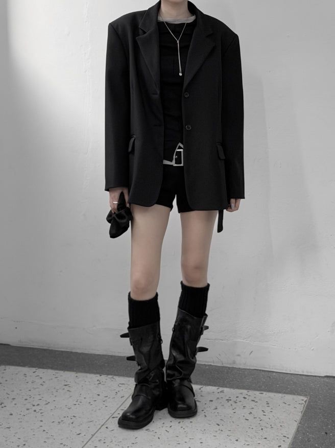 Ront Scrunchie Set Overfit Jacket