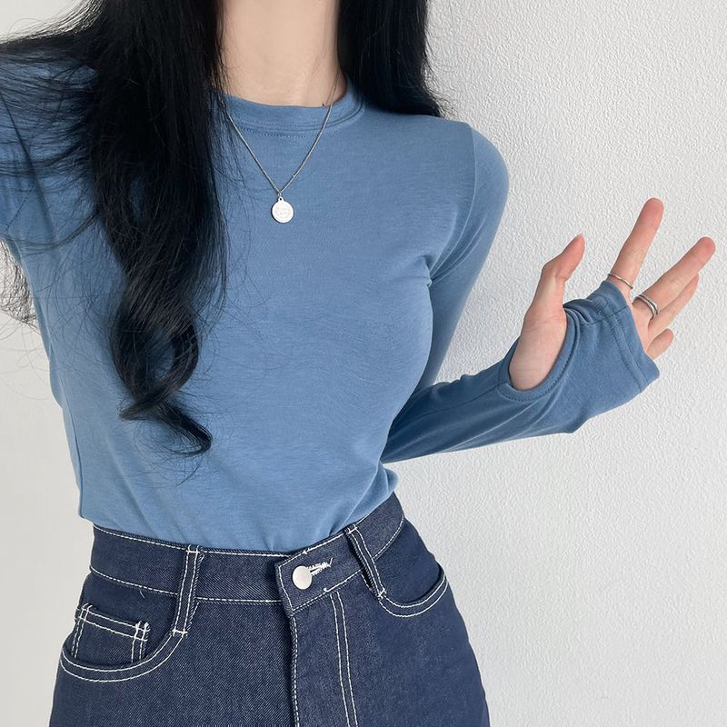 Extended Sleeve Round Neck T-Shirt