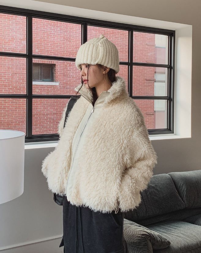 ULAN（ユレン）の「Light Boucle String Fur Jacket（Jackets/Outerwear）」