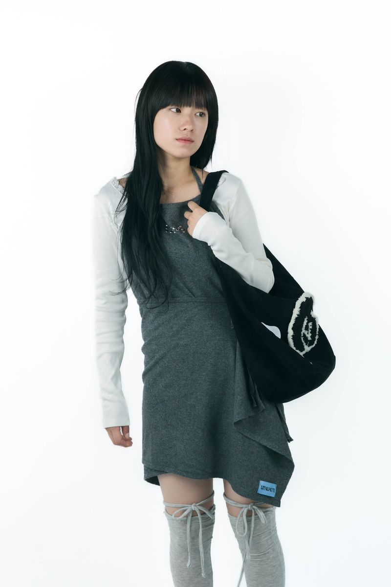 studs layered onepiece(gray)