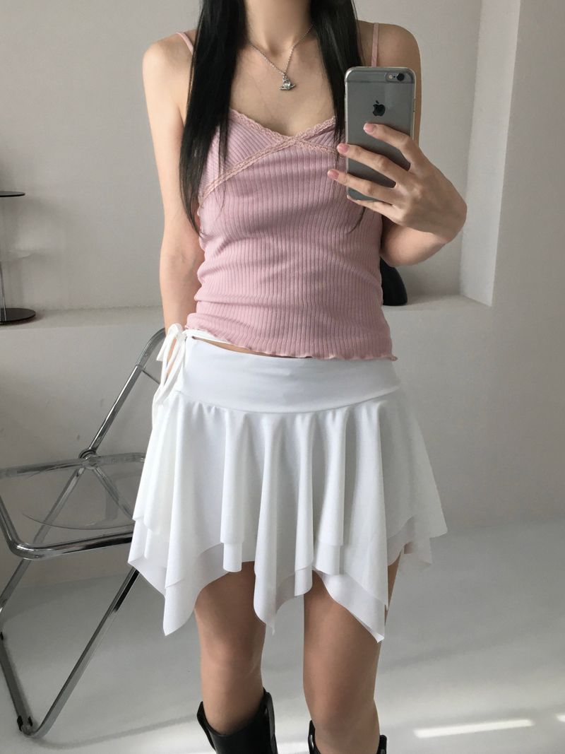 More lace sleeveless (5 colors)