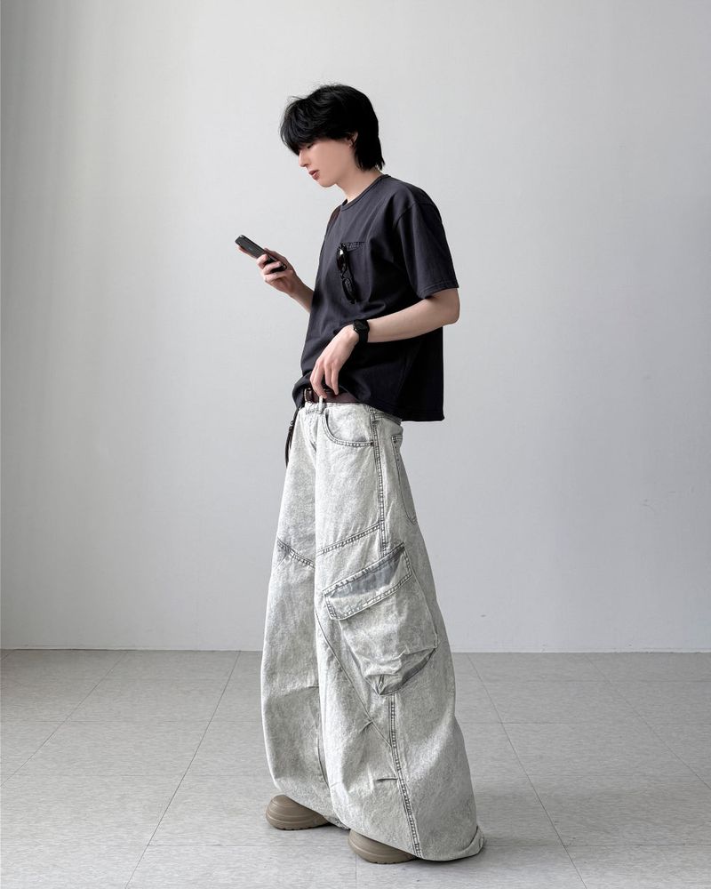 Ditto Gray Balloon Denim