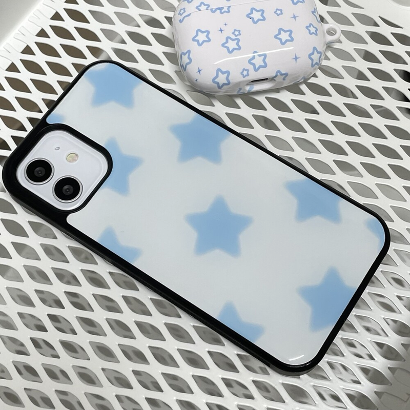 MAFAVARCHIVE(マイフェイブアーカイブ)の「BLUE star flutter magsafe glass case(Smartphone Accessories)」