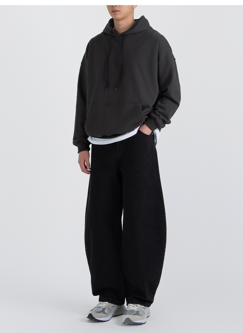 Authentic Relaxed Basic Hoodie Dark Gray
