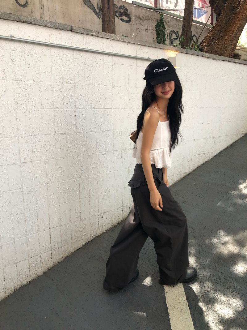 Taupe Wide Pants