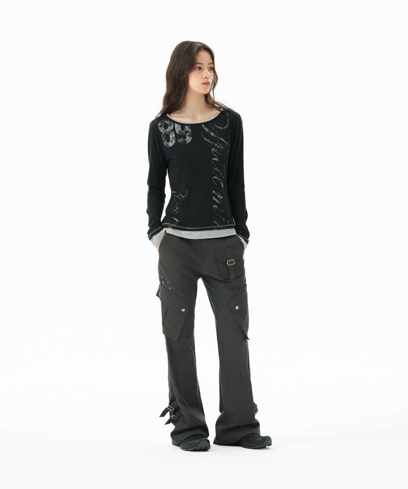 UTILITY CARGO FLARE PANT