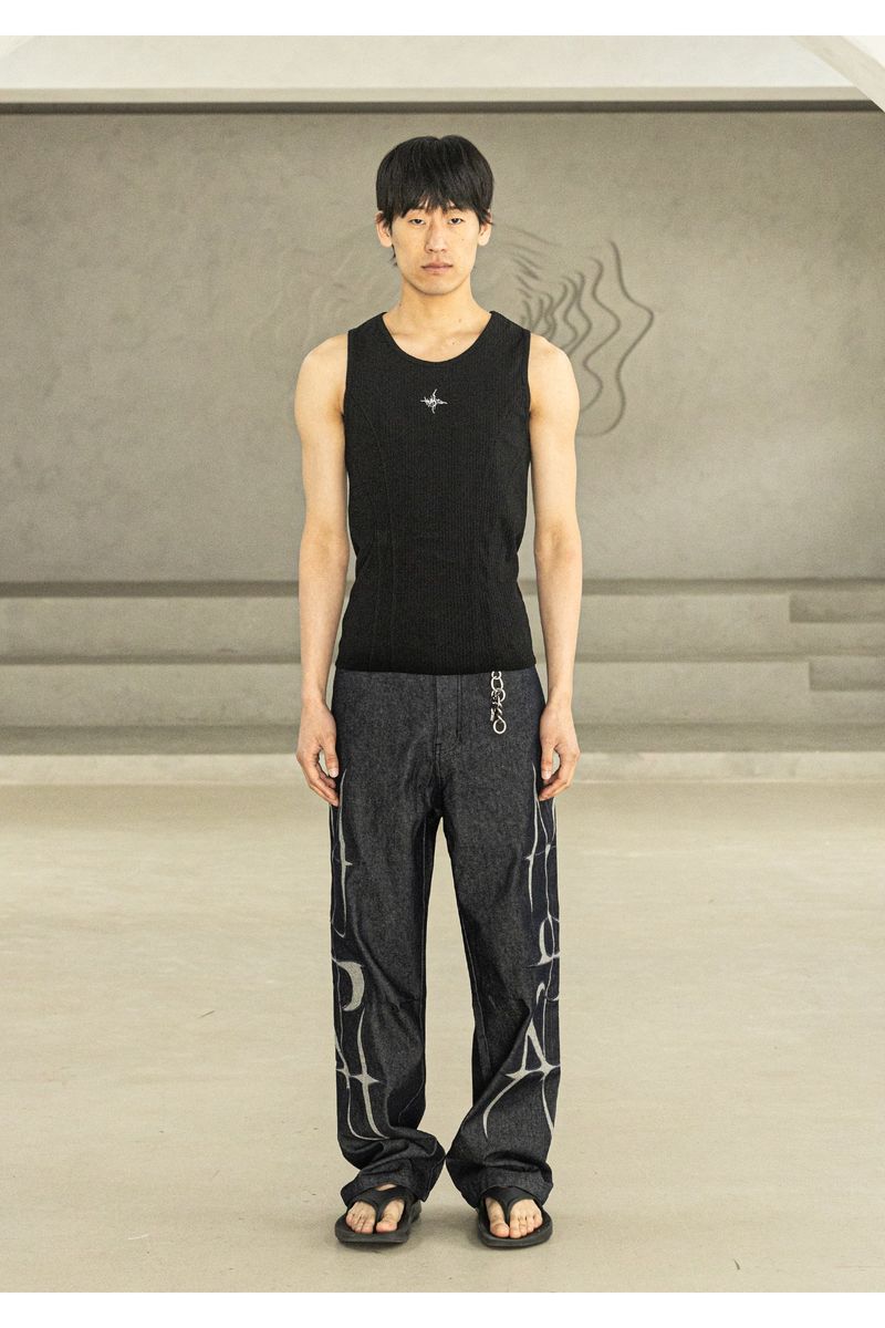 TWIG LOGO SLEEVELESS MSFSV001-BK