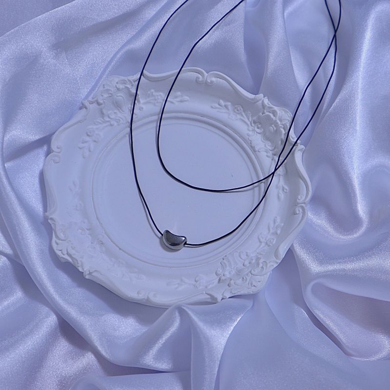 layered string necklace